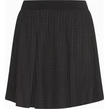 PORSCHE Golf skirt – 911 Targa 60Y Sukně dámská stylová s kapsami žakárová černá (Stylová dámská golfová sukně s integrovanými kraťasy a praktickými kapsami.)