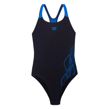Dámské plavky Dámské Jednodílné plavky ARENA W SWIMSUIT SWIM PRO BACK GRAPHIC 011288/570 – Černá 40