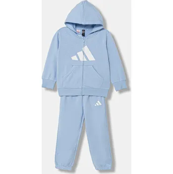 Pánské oblečení Kojenecká tepláková souprava adidas JE3971 modrá 55X, vel. 92