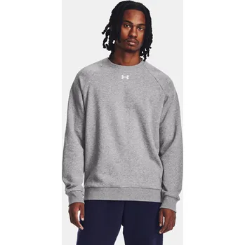 Pánská móda Pánská mikina Under Armour UA Rival Fleece Crew 1379755-025 Šedá 3XL