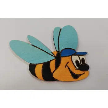 Dekorativní magnet DoDo Dřevěná dekorační magnetka včelka