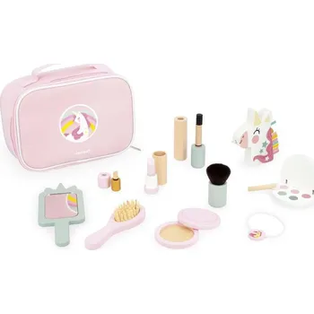 kreativní sada Janod Jednorožec Kosmetický kufřík pro děvčata