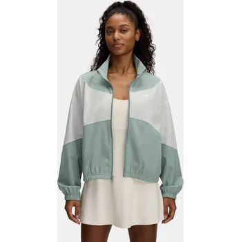 Dámská casual bunda Dámská bunda Under Armour UA Rival Woven Jacket 1389631-348 Zelená XS