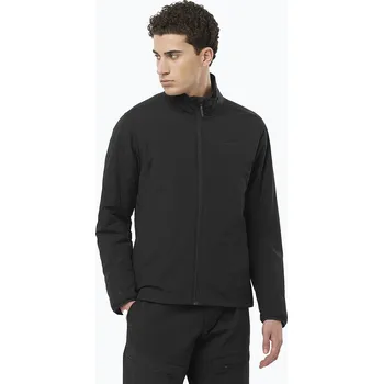 Pánská bunda Pánská hybridní bunda Salomon Mountain Flex deep black