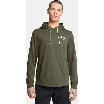 Pánská mikina Under Armour Pánská mikina UA Rival Terry LC HD-GRN 1370401-390 Zelená XXL
