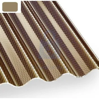 Polykarbonátová deska Deska střešní z polymetakrylátu, GUTTACRYL WABE 3000 x 1050 mm čirá, balení 1 ks