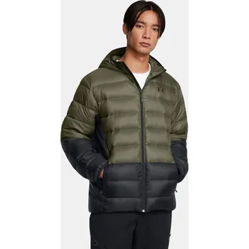 Pánská casual bunda Pánská bunda Under Armour LEGEND DOWN HOODED JACKET- 1385837-390 Zelená MD