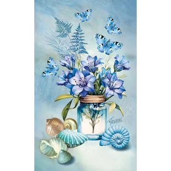 Ručník Malý ručník 30 x 50 cm - Svěží lilie