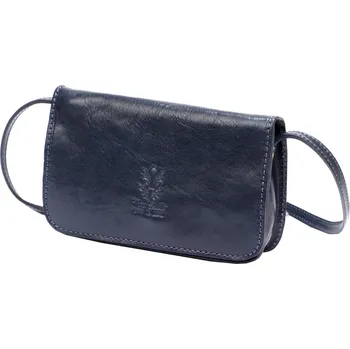 Kabelka Kožená crossbody kabelka Florence 107 TAMP modrá