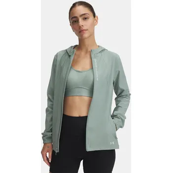 Pánská bunda Dámská bunda Under Armour UA OutRun the STORM Jacket 1377043-348 Zelená XS
