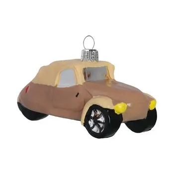 Vánoční ozdoba Skleněná ozdoba hadrák světlý malý