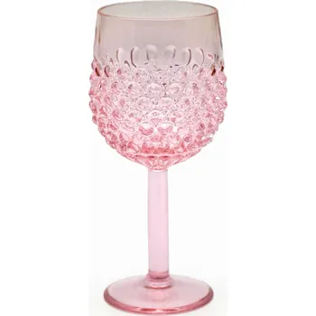 Sklenice Sklenice 0,25l - Hobnail - Ananas - růžová | 87189