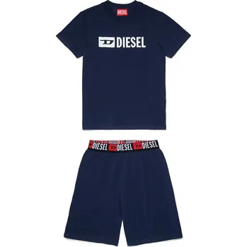 Dámské oblečení Dětská bavlněná pyžamová souprava Diesel UNFILP PYJAMA J02670.KYATR námořnická modř 59X, vel. 120