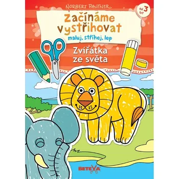 Volný čas efko Začínáme vystřihovat Zvířátka ze světa - vystřihovánka