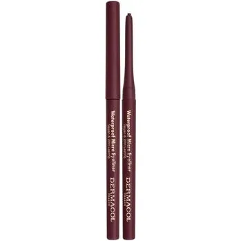 Oční linky Dermacol Waterproof Micro Eyeliner - Voděodolná tužka na oči 0,3 g - 04 Šedá