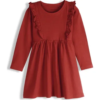 Dívčí šaty GATE Žerzejové šaty s volánky 6Y 825-0377/579