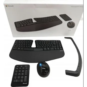 Microsoft Sculpt Ergonomic Desktop Wireless IT qwerty L5V-00013