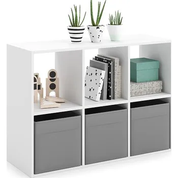 regál Regál Kob Lonii 2x3 bílý