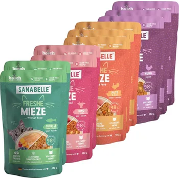 Krmivo pro kočku Sanabelle Freshe Mieze - Mixtray 10x100 g