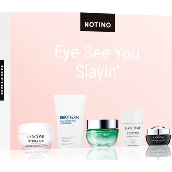 Pleťový krém Beauty Discovery Box Notino Biotherm Aquasource Hyalu Plump Gel hydratační pleťový gel 1,5 ml + Biotherm Lait Corporel L'Original tělové mléko pro citlivou pokožku 7 ml + Lancôme Génifique Ultimate Eye Cream oční krém 1 ml + Lancôme Hydra Zen Gel Cream hy