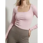 Sinsay - Pruhované tričko s dlouhými rukávy - růžová - 528HC-03J - 528HC-03J-XL