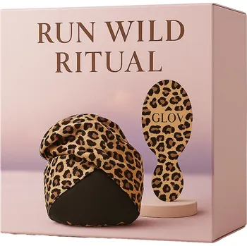 Kosmetická sada GLOV - Set s oboustranným vlasovým turbanem a pemzou na nohy Dárkové sady unisex