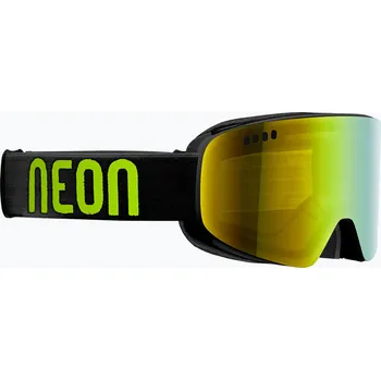 Lyžařské brýle Neon Light black/yellow/mirror gold