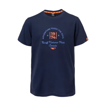 Dětské Tričko s krátkým rukávem HI-TEC HERWIG JRB M000277945 – Tmavě modrá 140