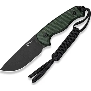 Civivi Timberbark Fixed Blade C23094-3 Green Micarta 14C28N