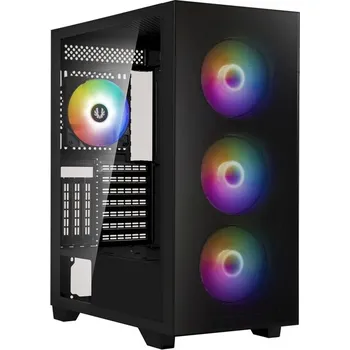 PC skříň BitFenix Flow černá (BFC-FLO-300-KKGSK-4A) Černá