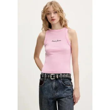 Top Guess Jeans W6RP23.KA0H1 růžová 30X, vel. XL