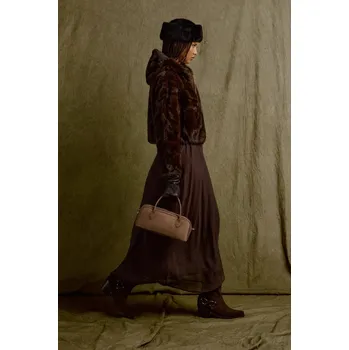 Dámská sukně Sukně Answear.LAB IT0565.tos hnědá 88X, vel. M