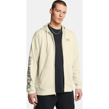 Pánská mikina Mikina Under Armour Pjt Rck HWT FZ Tools-BRN 1386898-273 Hnědá XXL