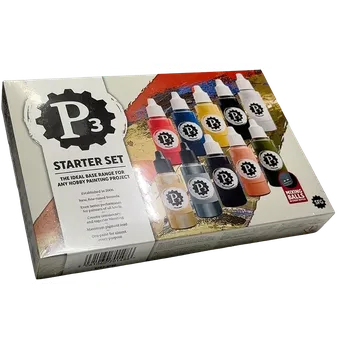 Modelářská barva P3 Starter Box of 10 Paints 10x18 ml