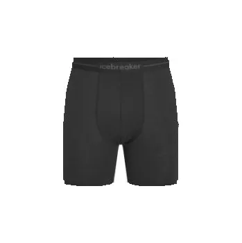 Oblečení a móda Icebreaker Mens Anatomica Long Boxers, Black
