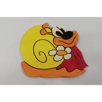 Dekorativní magnet DoDo Dřevěná dekorační magnetka šnek