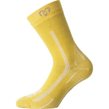 Pánské ponožky Lasting WLS outdoorové merino ponožky - 0 - žlutá - XL