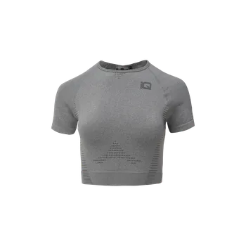Dámské Tričko s krátkým rukávem IQ CROSS THE LINE SACHIKO TOP WMNS M000284358 – Šedá M