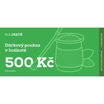 Dárkový potravinový koš Pijumate Elektronický dárkový poukaz 500 Kč