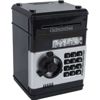 Mikro Trading Trezor s odemykáním na kód 19,5 cm, černý