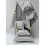 Pure Stella ŠEDÉ BIO BAVLNĚNÉ POVLEČENÍ SILVER Velikost povlečení: cícha 140x200cm + povlak 70x90cm