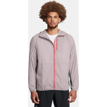 Pánská bunda Under Armour LAUNCH LIGHTWEIGHT JKT-GRY 1381879-015 Šedá LG