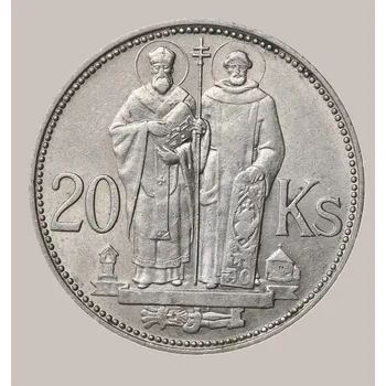 Slovenská republika – 20 korún 1941, sv. Cyril a Metod