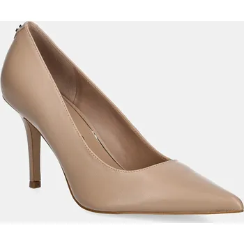 Dámské lodičky Kožené lodičky Guess PRINDY FLFPRN.LEA08.NUDE béžová 80X, EUR 41