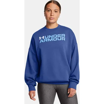 Dámská mikina Dámská mikina Under Armour Rival Fleece WordmarkOS C 1386513-432 Modrá XS