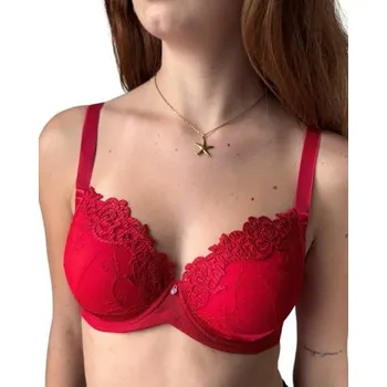 Podprsenka Dámská podprsenka Leilieve Cin Cin M9402C červená 80E