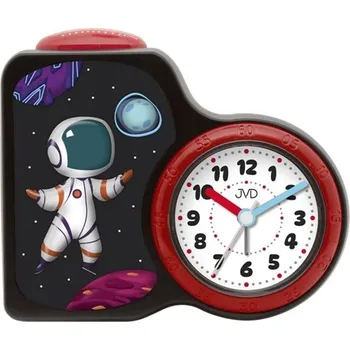 Budík Dětský analogový budík JVD sweep s kosmonautem SRP163.3