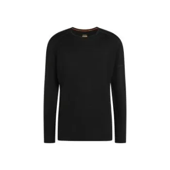 Icebreaker Mens 200 Oasis LS Crewe, Black
