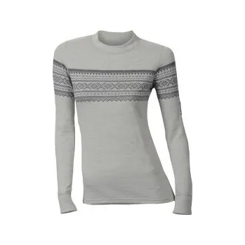 Dámské tričko Aclima DesignWool Marius Crew Neck Women Grafjell šedá M