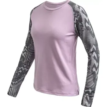 Dámské tričko Tričko Sensor MERINO BLEND IMPRESS mystic violet/zebra M